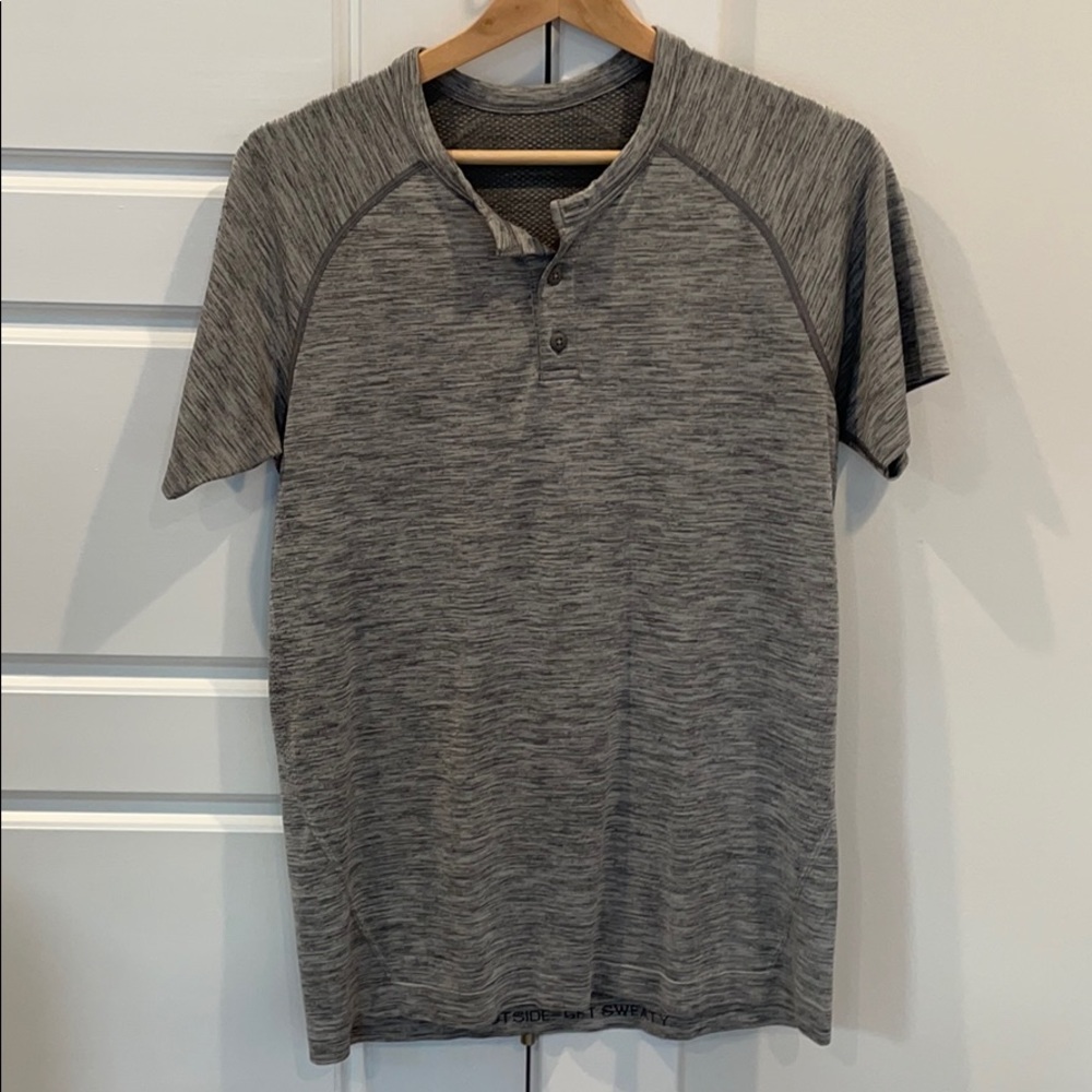 Short Sleeve Lululemon Metal Vent Henley